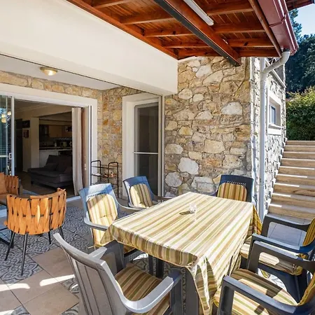 Great House With Shared Pool And Balcony In Gocek-3